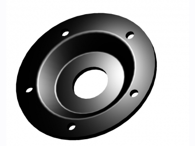 Rubber  flange D140 with o-ring  "blind" [ΕΦ 8741354]
